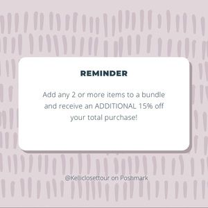 Bundle Now To Save $